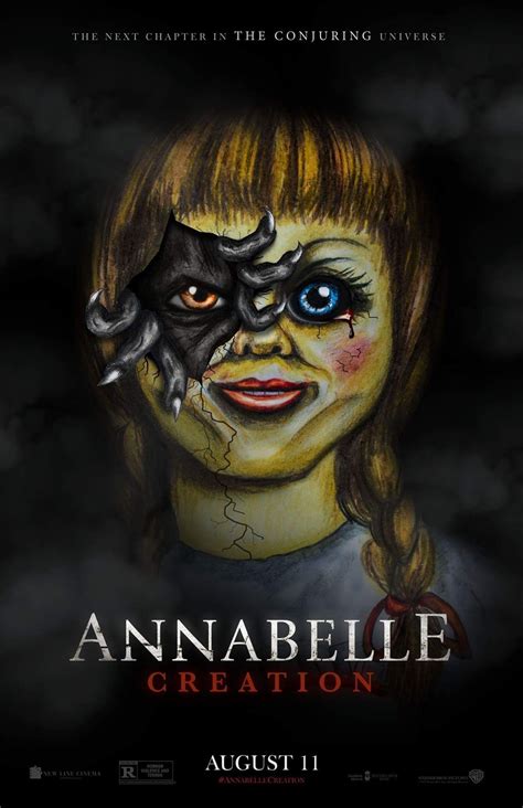 Horror Movie Poster Art Annabelle Creation By Mateo Marulanda 2017