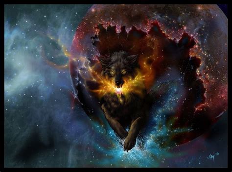 Star Eater By Novawuff On Deviantart Loup Dessin Loup Animation