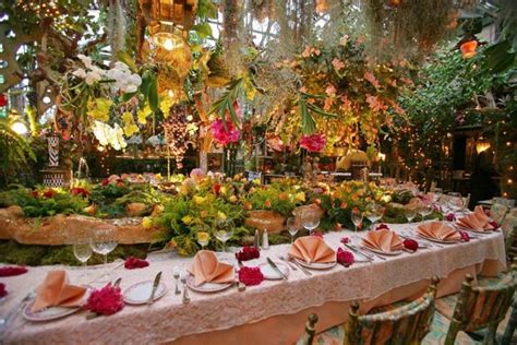 Romantic Flower Restaurant Mas Provencal