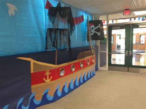 Pirate Ship Made From Cardboard Boxes Pirate Theme Kids Party Pirates