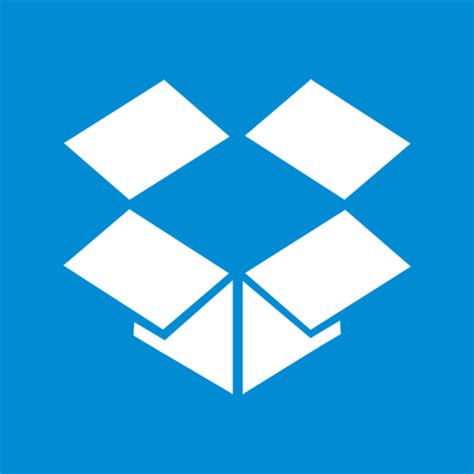 Jump back into work quickly. Dropbox icon