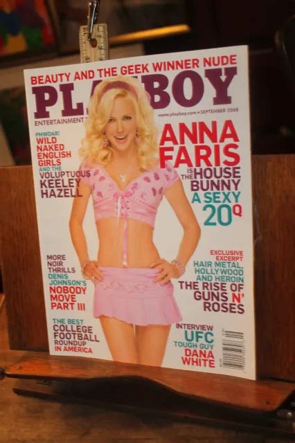 Playboy Magazine September Anna Faris Picclick