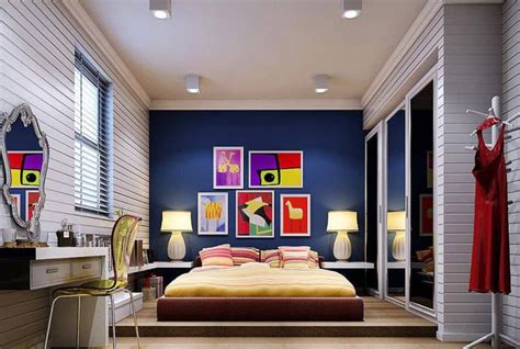 15 Beautiful Dark Blue Wall Design Ideas