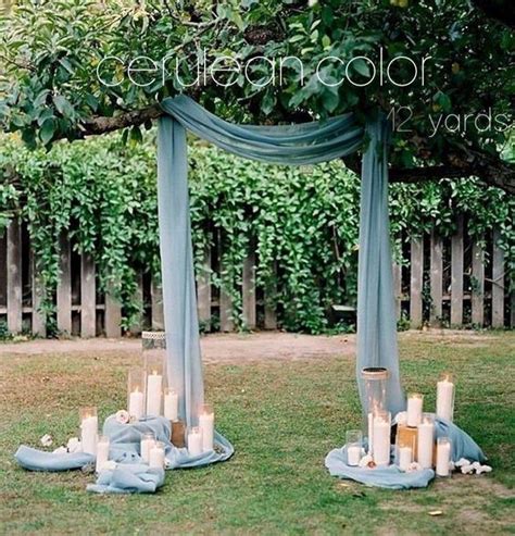 Wedding Arch Fabric Drape Georgette Draping Fabric For Etsy