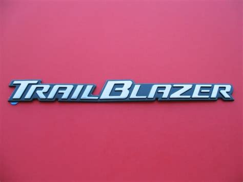 02 03 04 Chevrolet Trailblazer Rear Tail Gate Emblem Logo Badge Sign
