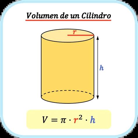 Calculo De Volumen De Cilindros Volumen área De Un Cilindro