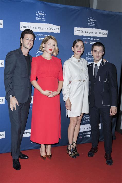 Photo Gaspard Ulliel Léa Seydoux enceinte Marion Cotillard