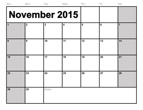 Awesome Printable Blank November Calendar Free Printable Calendar Monthly