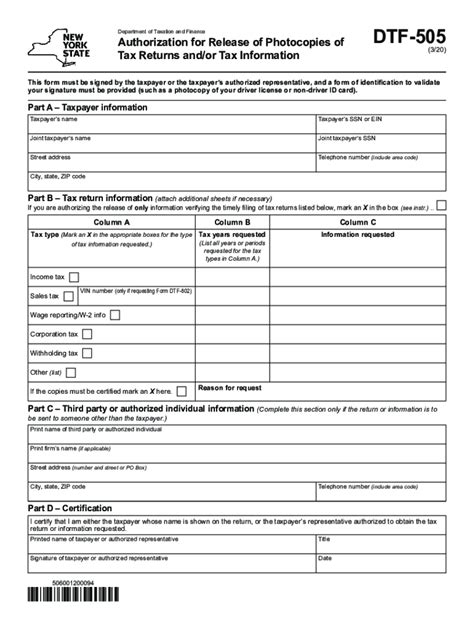 Dtf 505 Fill Out And Sign Online Dochub