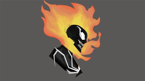 2048x1152 Ghost Rider Into The Venomverse Wallpaper2048x1152