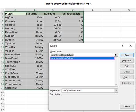 How To Insert Column In Excel Single Multiple Every Other