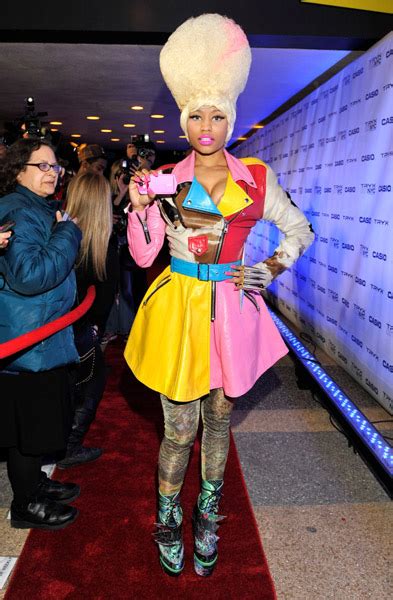 Nicki Minaj Helps Casio Launch New Tryx Digital Camera In Nyc Photos