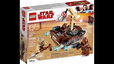 Speedbuild Lego Star Wars Set 75198 Tatooine Battle Pack 75198 Youtube