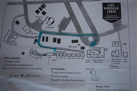Cabin Layout Map Picture Of Lake Mcdonald Lodge Glacier