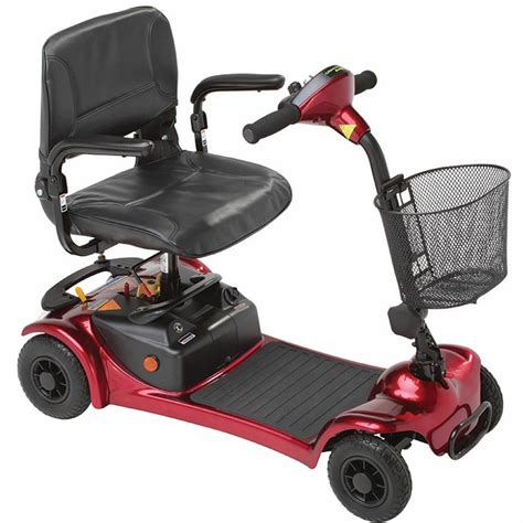 Rascal Ultralite 480 Mobility Scooter In Red