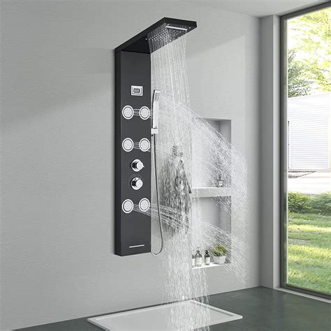 Zovajonia Shower Panel Tower System Multi Function Shower Tower