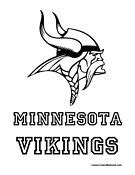 Nfl seattle seahawks coloring page. Minnesota Vikings Coloring Page | Minnesota vikings logo ...