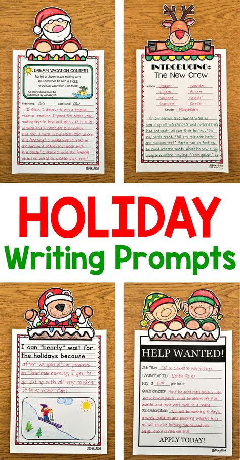 Christmas Writing Prompts Bundle Save Over 30 Christmas Writing
