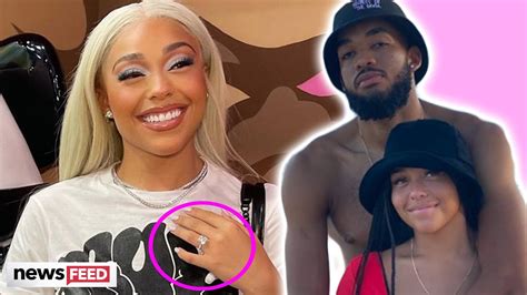 Jordyn Woods Officially Engaged To Karl Anthony Towns Youtube