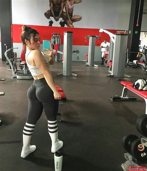 Aranza Sinte Hot Fitness Babe Gym Selfie Hipw Thesexier