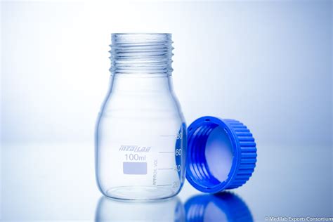Reagent Bottle Wide Mouth With Screw Cap Medilab