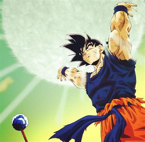 Only found clips of the spirit bomb being thrown and not of it charging. Goku's Spirit Bomb | Dragonball Z | Pinterest