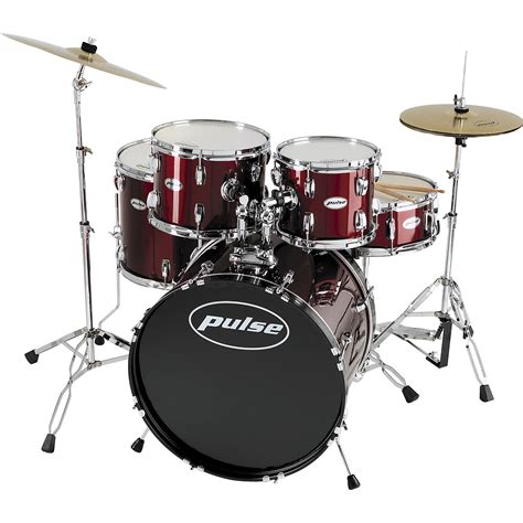 Pulse 5 Piece 22101214 Drum Set With Hardware Woodwind And Brasswind