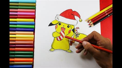 Learn how to draw pikachu with these drawing tutorials and pikachu references. How to Draw Pikachu with A Christmas Hat - Cómo dibujar ...