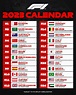 24 carreras conforman el Calendario de la Formula 1 para el 2023