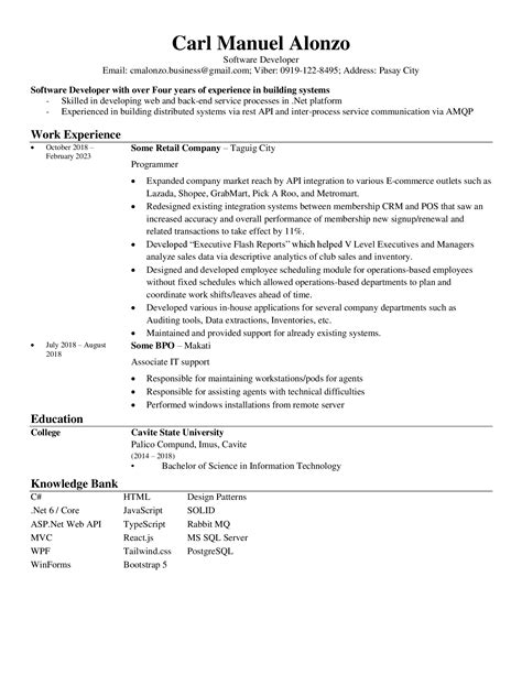 Resume 20230307 Generic Hosted At Imgbb — Imgbb