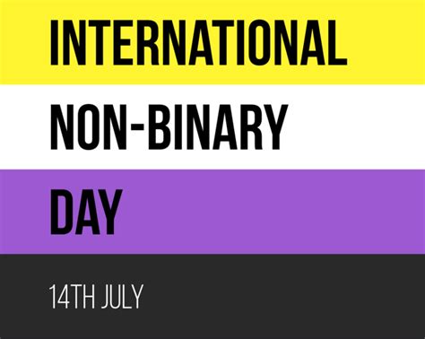 International Non Binary Peoples Day Celebrates Gender Non Conforming