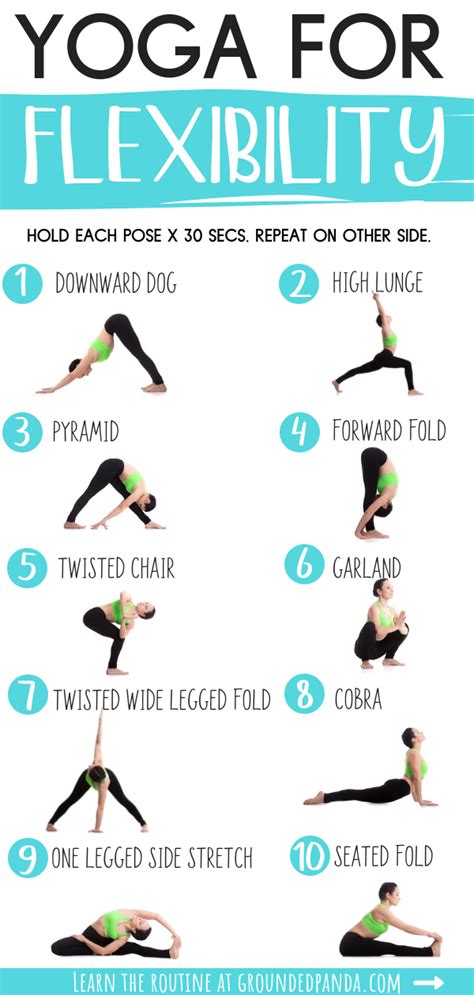 10 Minute Beginner Yoga Routine For Flexibility Free Pdf Yoga Routine For Beginners Yoga