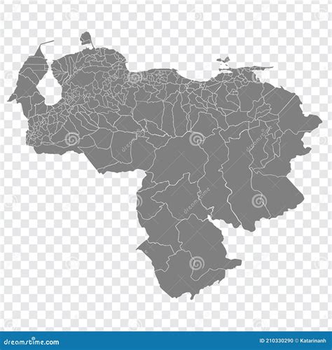 Venezuela Provinces Maps Cartoon Vector 32788263