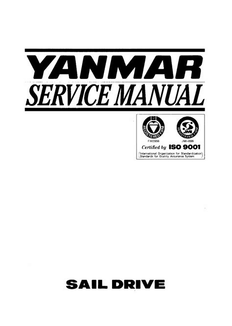 Yanmar Sd 20 30 31 Sd20 Sd30 Sd31 Sail Drive Unit Repair Service Manual