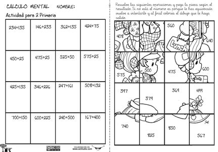 C) identifica diferencias y semejanzas entre los distintos problemas. Ejercicios de matemáticas divertidos - Imagui