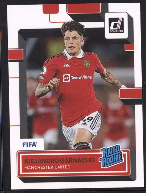 Alejandro Garnacho 2022 23 Panini Donruss Soccer 199 Rated Rookie Rc The Hobby