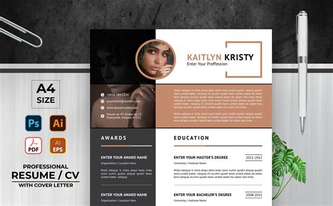Clean And Creative Resume Cv Template Free Resumes Templates