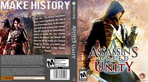Assassin S Creed Unity Xbox One Box Art Cover By Abstergoclicker