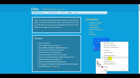 Ditto Clipboard Manager Program Review Youtube