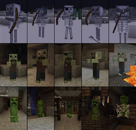 Here Are Some Of The Mobs For My Customizable Texture Pack Any