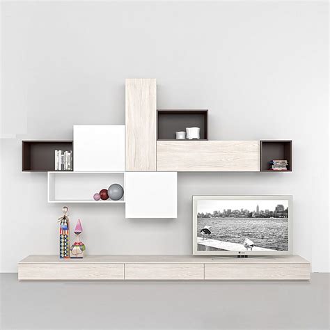 They are built to last. Italian design modern TV media unit Coffee by Mobilstella ...