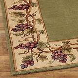 4.1 out of 5 stars. Napa Grape Border Wool Area Rugs | Grape kitchen decor, Wine decor kitchen, Grape decor