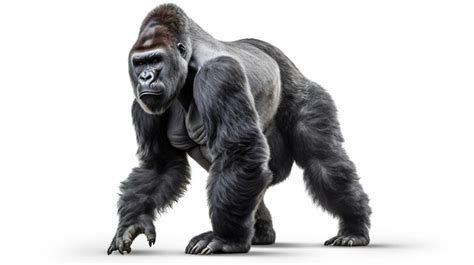 Premium Ai Image Gorilla A Full Body Shot Of Single