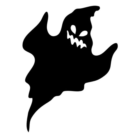 Black Ghost Silhouette 5 Transparent Png And Svg Vector