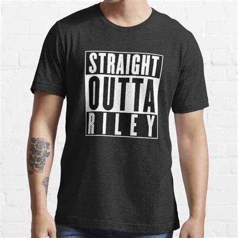 Riley Reid Straight Outta Riley T Shirt For Sale By W1ckerman Redbubble Compton T Shirts