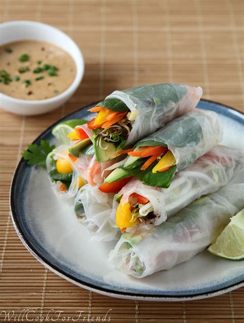 Healthy Spring Rolls With Peanut Dipping Sauce And The Importance Of