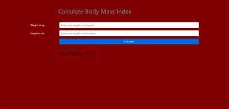 Simple Bmi Calculator In Php With Source Code Source Code And Projects