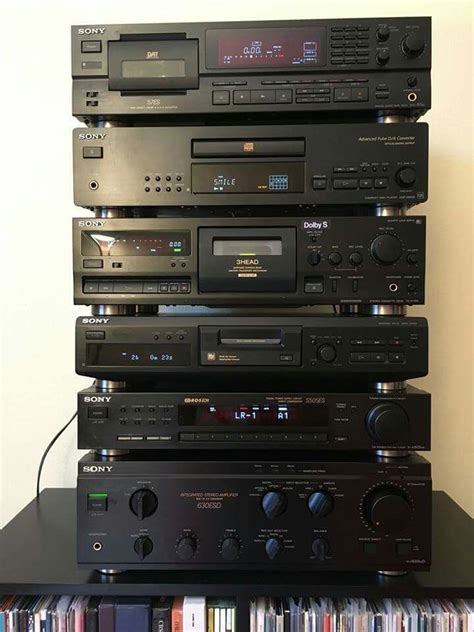 Full Es Stack Only Left Is Turntable Audio Hifi Music System