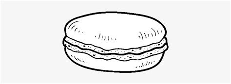 Macaron Coloring Page Drawing 600x470 Png Download Pngkit