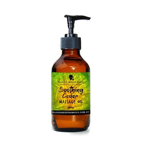 Soothing Cedar Massage Oil The Herb Temple
